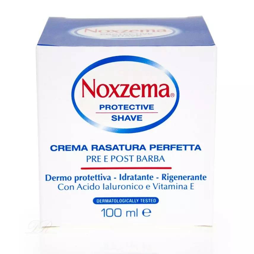 Noxzema Classic Perfect Shave Cream with Hyaluronic Acid and Vitamin E Made in Italy 100ml