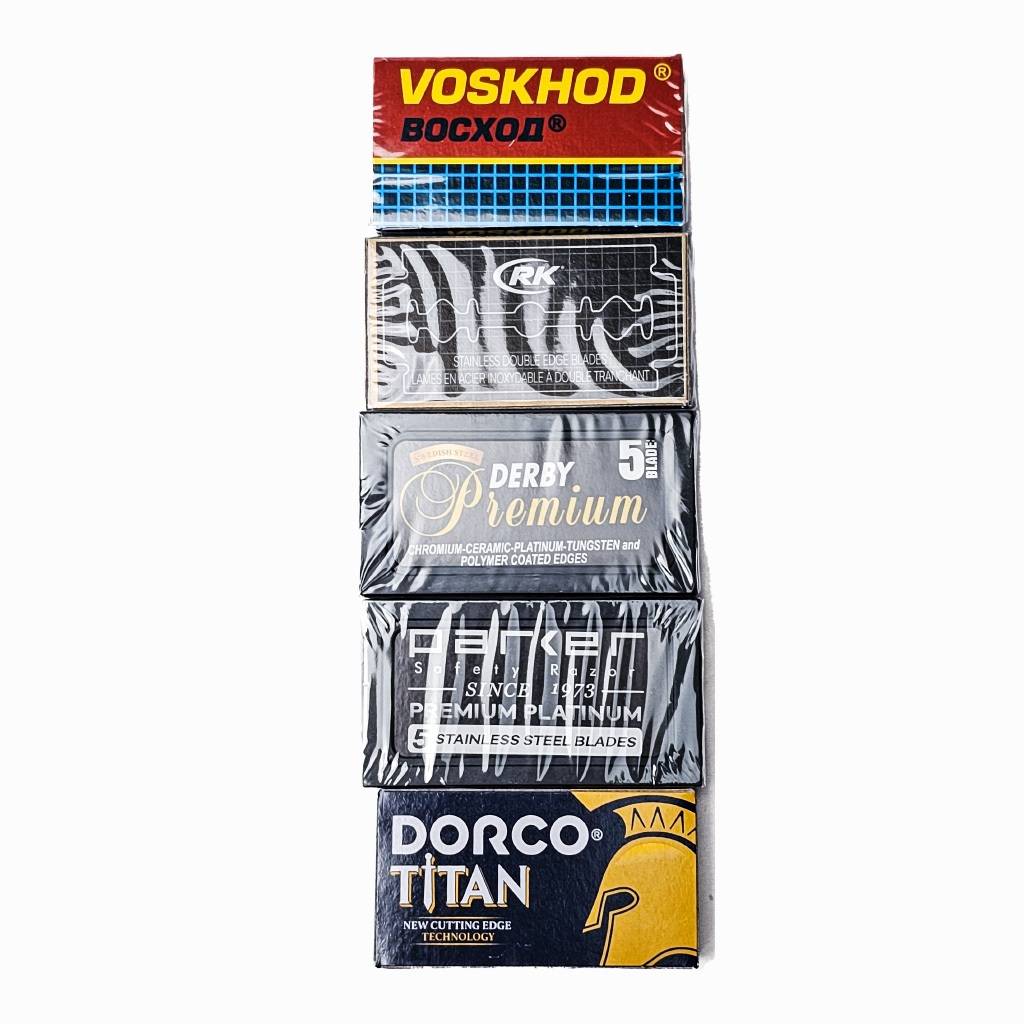 Double Edge Safety Razor Blade Sample Pack Trial Pack