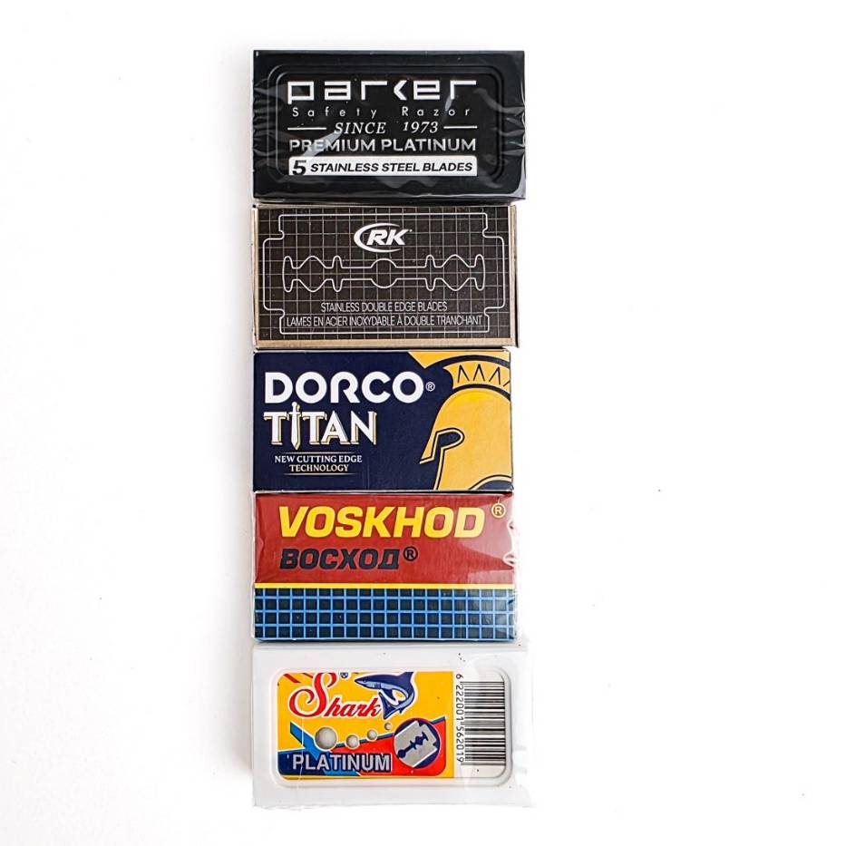 Double Edge Safety Razor Blade Sample Pack Trial Pack