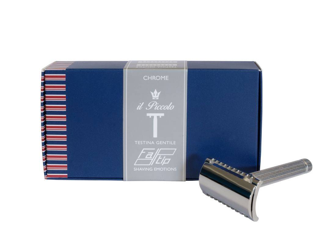 Fatip Chrome Classic Gentile Piccolo Gentile Closed Comb Safety Razor