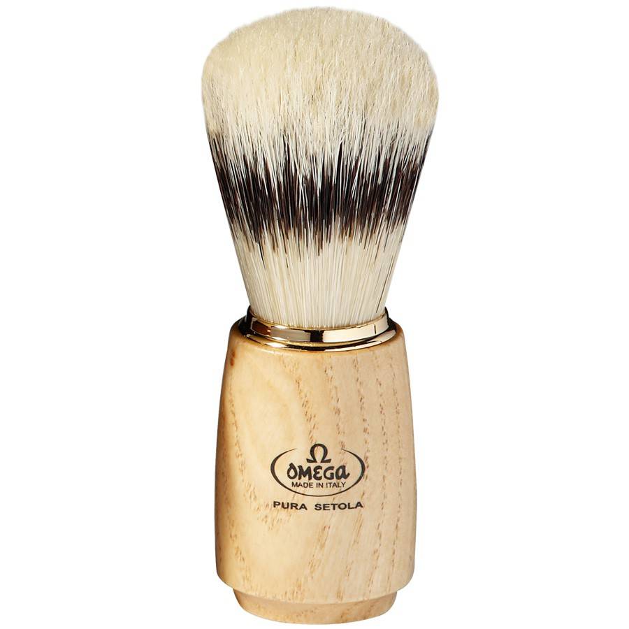 Omega 1115 Palisander Wood Handle Boar Shaving Brush