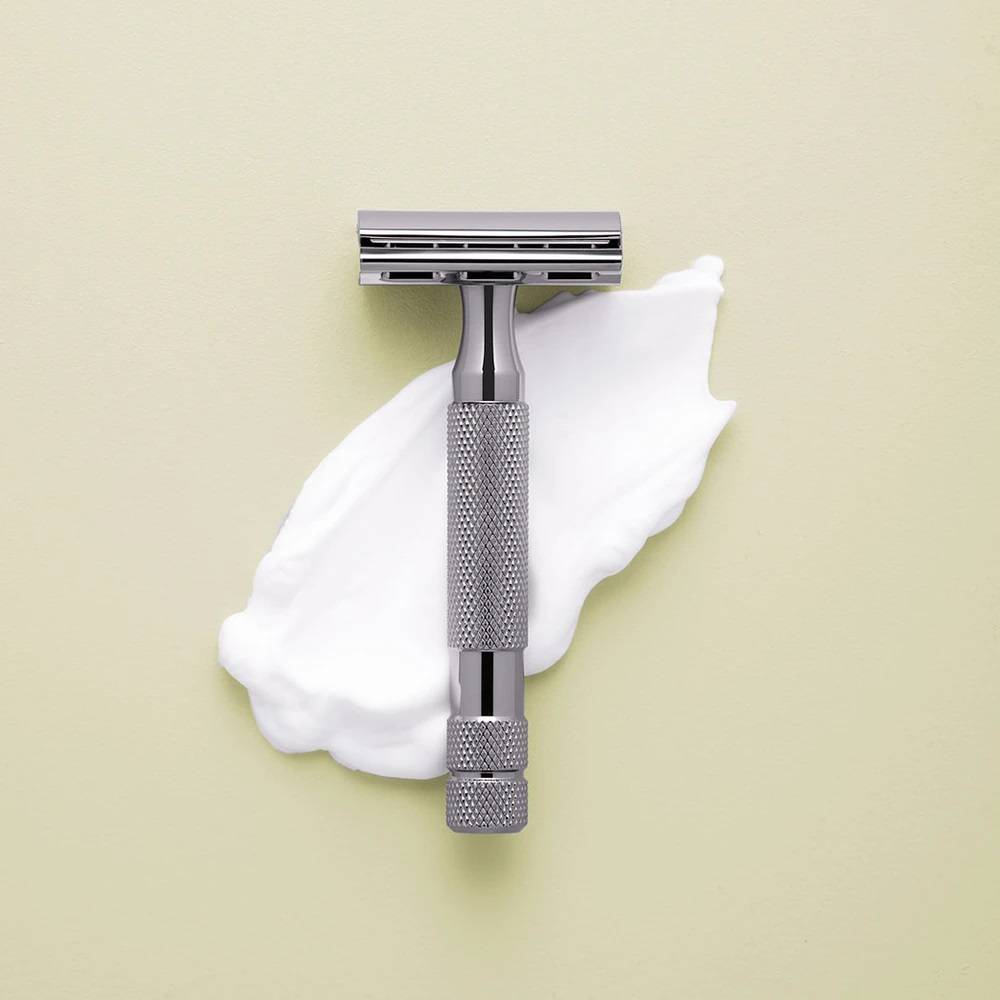 Rockwell 2C White Chrome Safety Razor