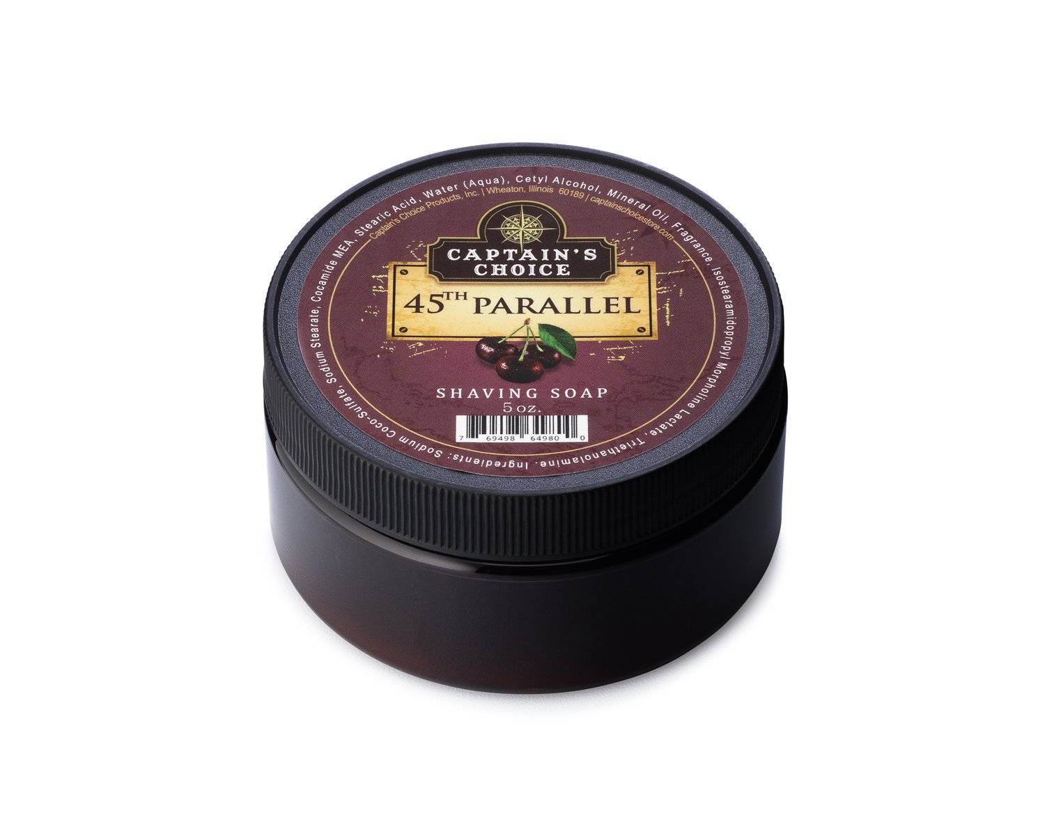 Captain's Choice 45th Parallel Shaving Soap Made in USA