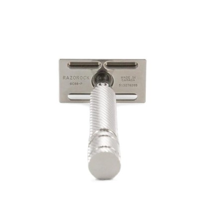 Razorock Game Changer 68P 316L Stainless Steel Traditional Double Edge ...