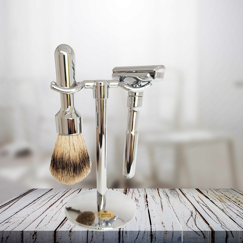 Merkur Futur 3 Piece 781001 Polished Chrome Traditional Safety Razor ...