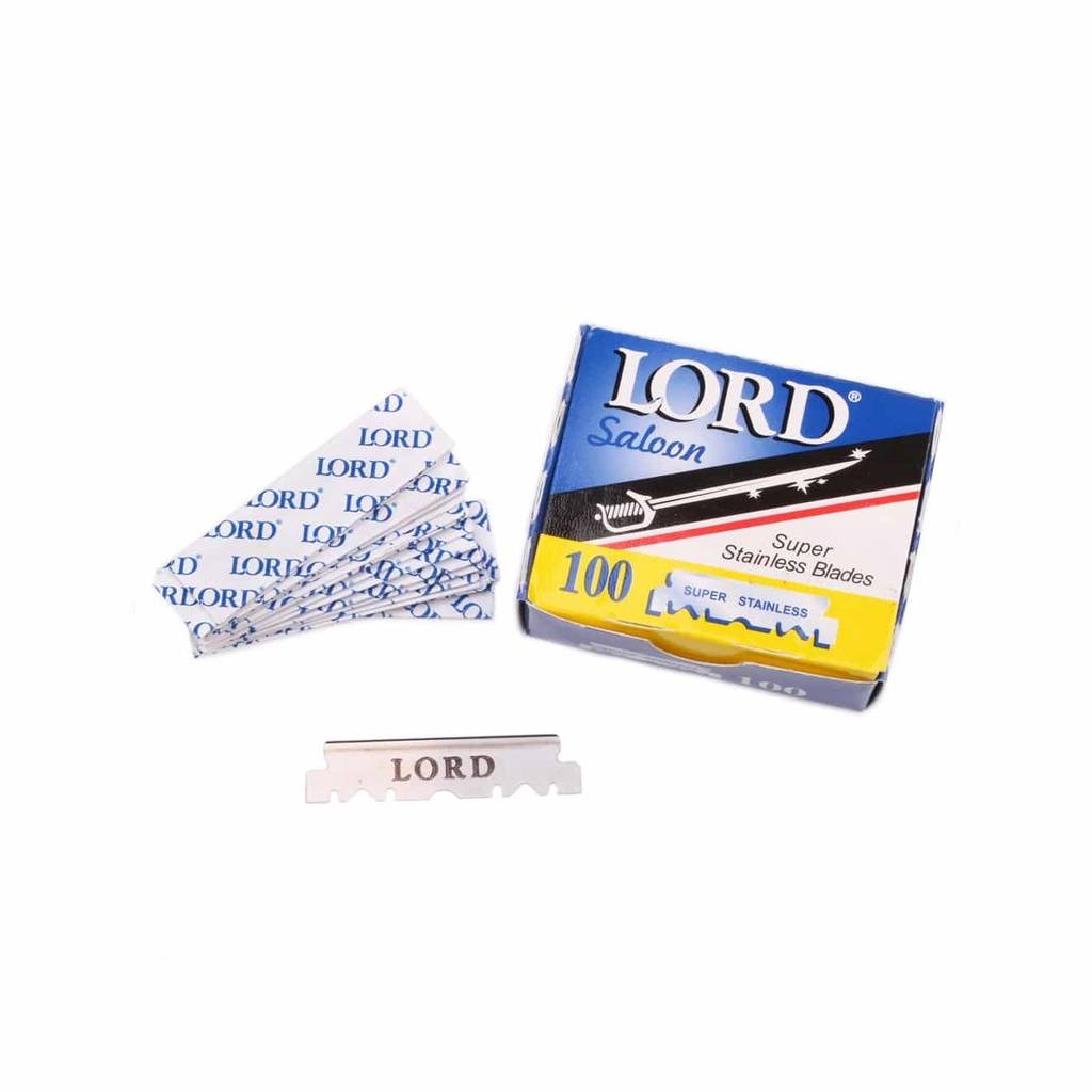 Lord Super Stainless Single Edge Razor Blade 100pc for Barbers Professional