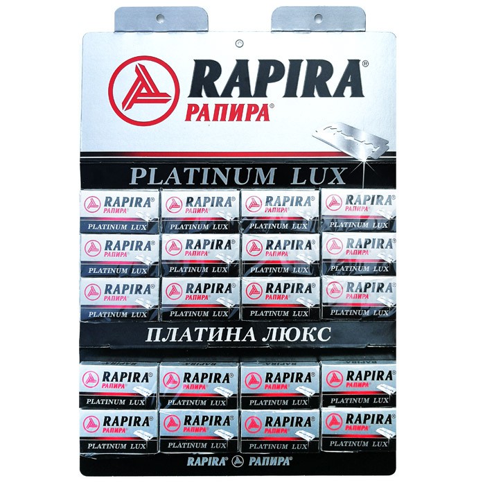 Rapira Lux Platinum Safety Razor Blade 1piece Individual Pack