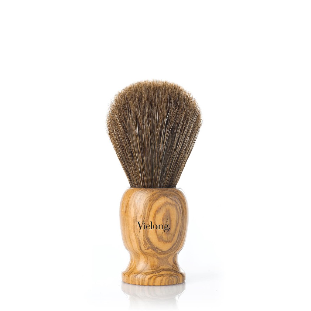 Vielong Vintage Mediterranea Brown Horse Hair Shaving Brush