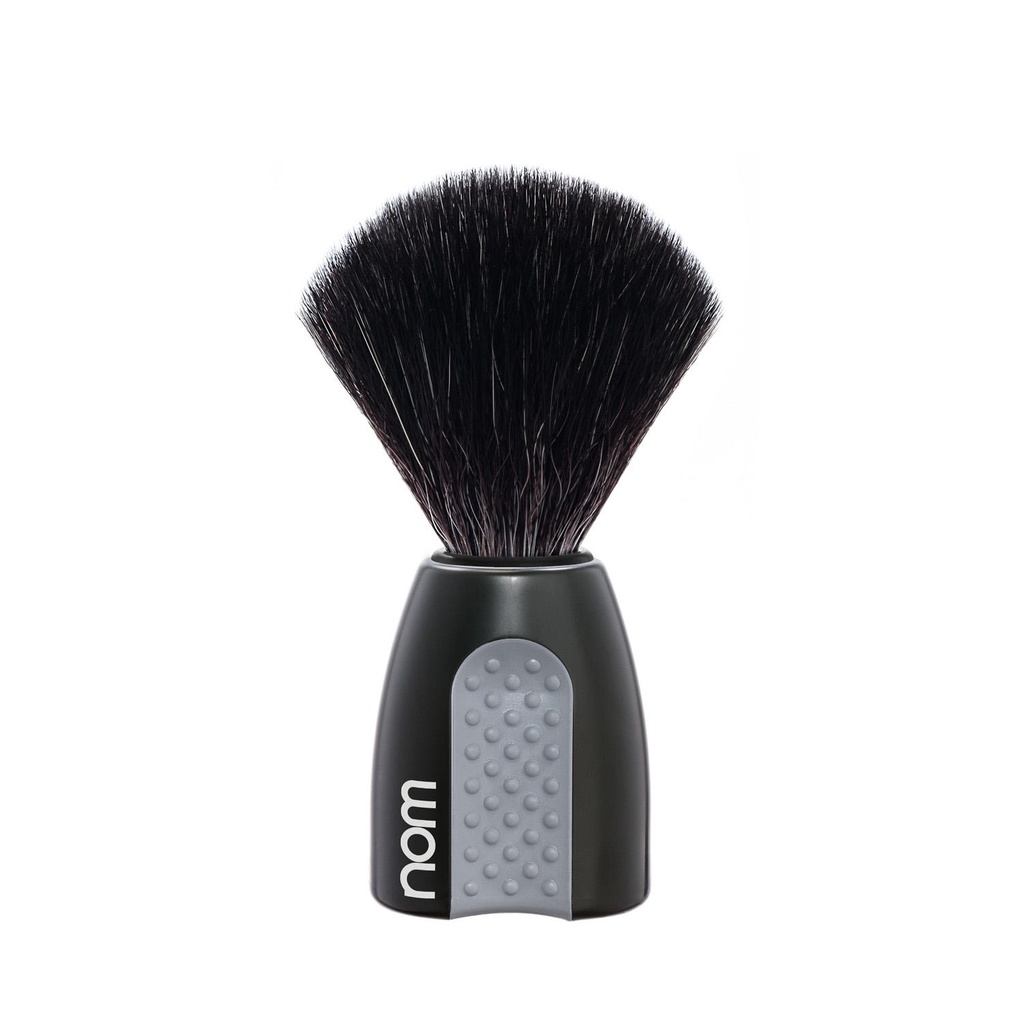 Muhle ERIK21BL NOM ERIK, BLACK HANDLE, BLACK FIBRE SHAVING BRUSH